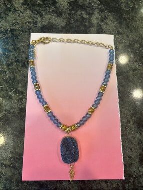 Natural stone necklace new